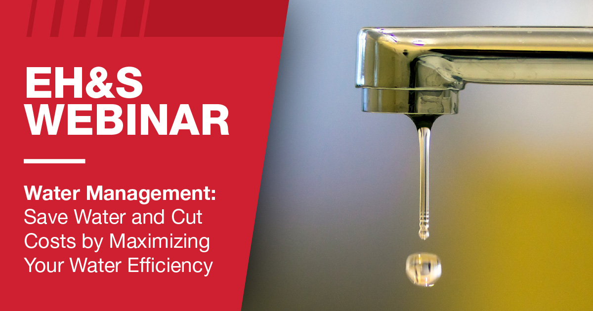 Water Management webinar promo