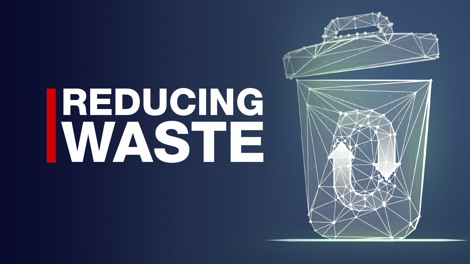 Reducing Waste divider slide