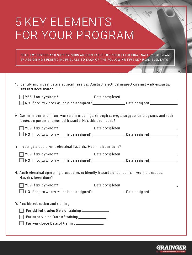 Electrical Safety Program Template