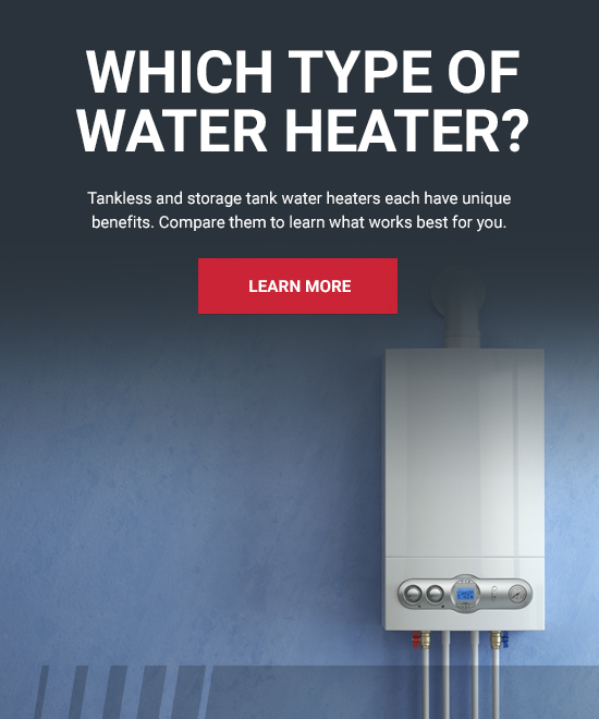 Comparing Tankless and Storage Tank Water Heaters Grainger